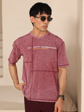 Acid Wash GAT-Tee Maroon