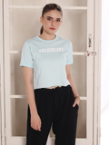 Apex Crop Top Aqua