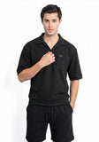Waffel Polo and Short Co-ord set