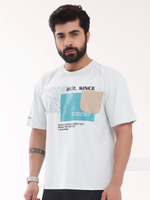 Urban Cargo Oversized Tee Aqua