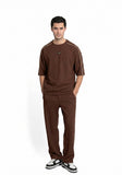 Waffle Brown Co-ord set