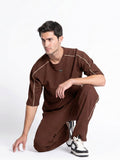 Waffle Brown Co-ord set