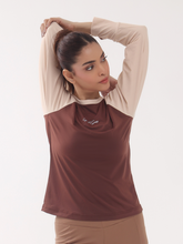 Dual-Tone Performance Top
