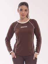 Full Sleeve Performance Top Brown