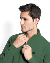 Textured Quarter-Zip Pullover
