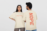 "NOPE" Oversized Graphic Tee Unisex