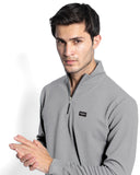 Textured Quarter-Zip Pullover