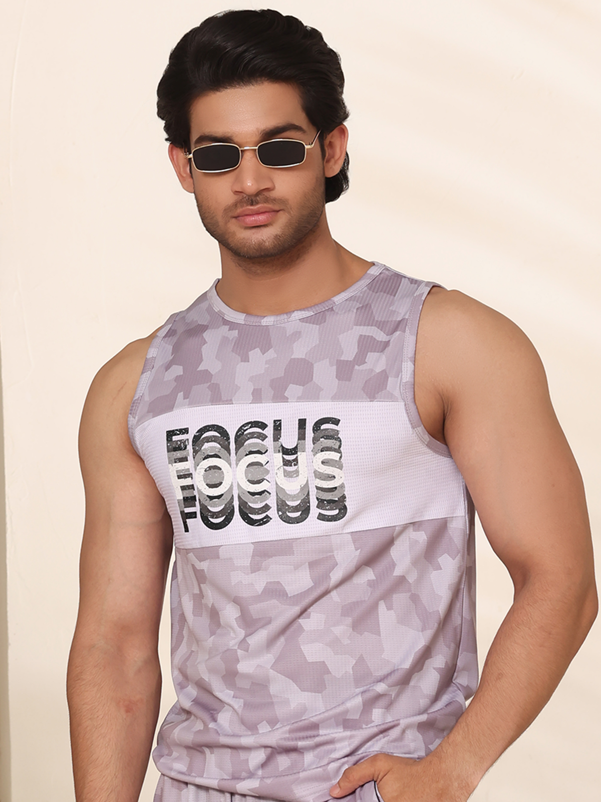 Camo Tank White