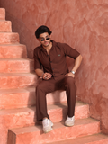 The Nomad Knit Co-ord Brown