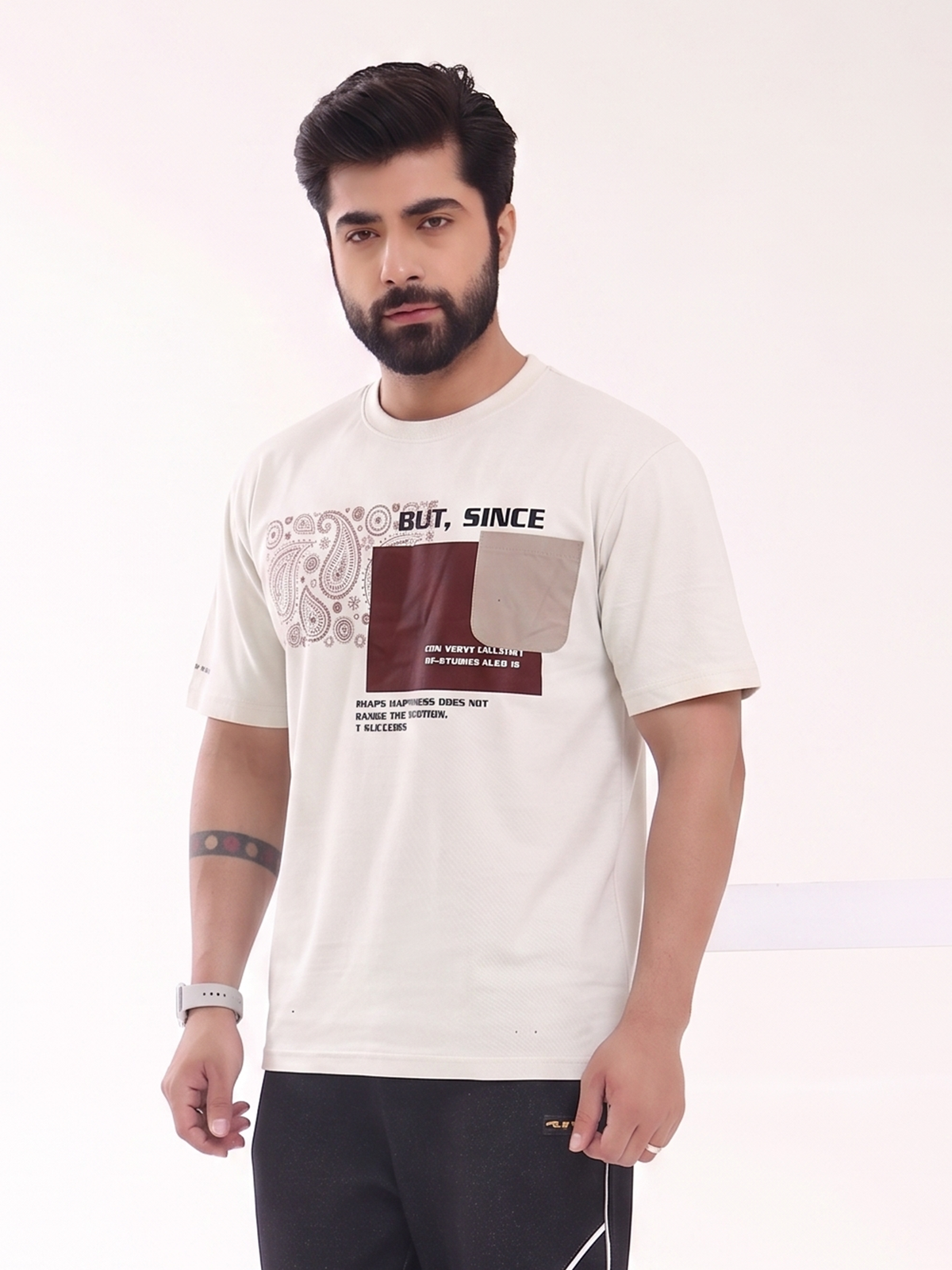 Urban Cargo Oversized Tee Off White