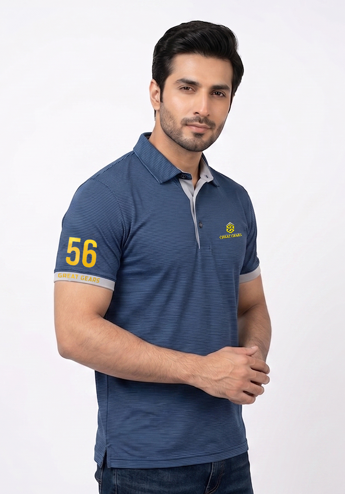 Great Gears Striped Polo