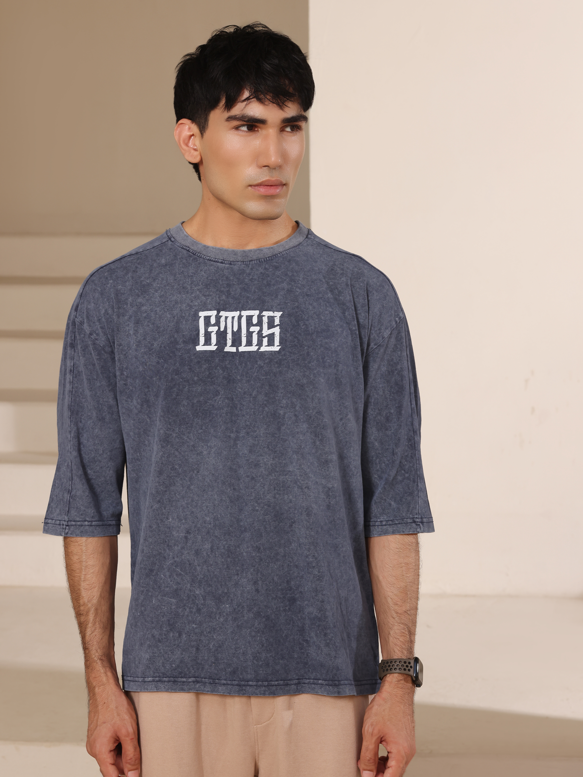 Acid Wash GTGS-Tee Asphalt
