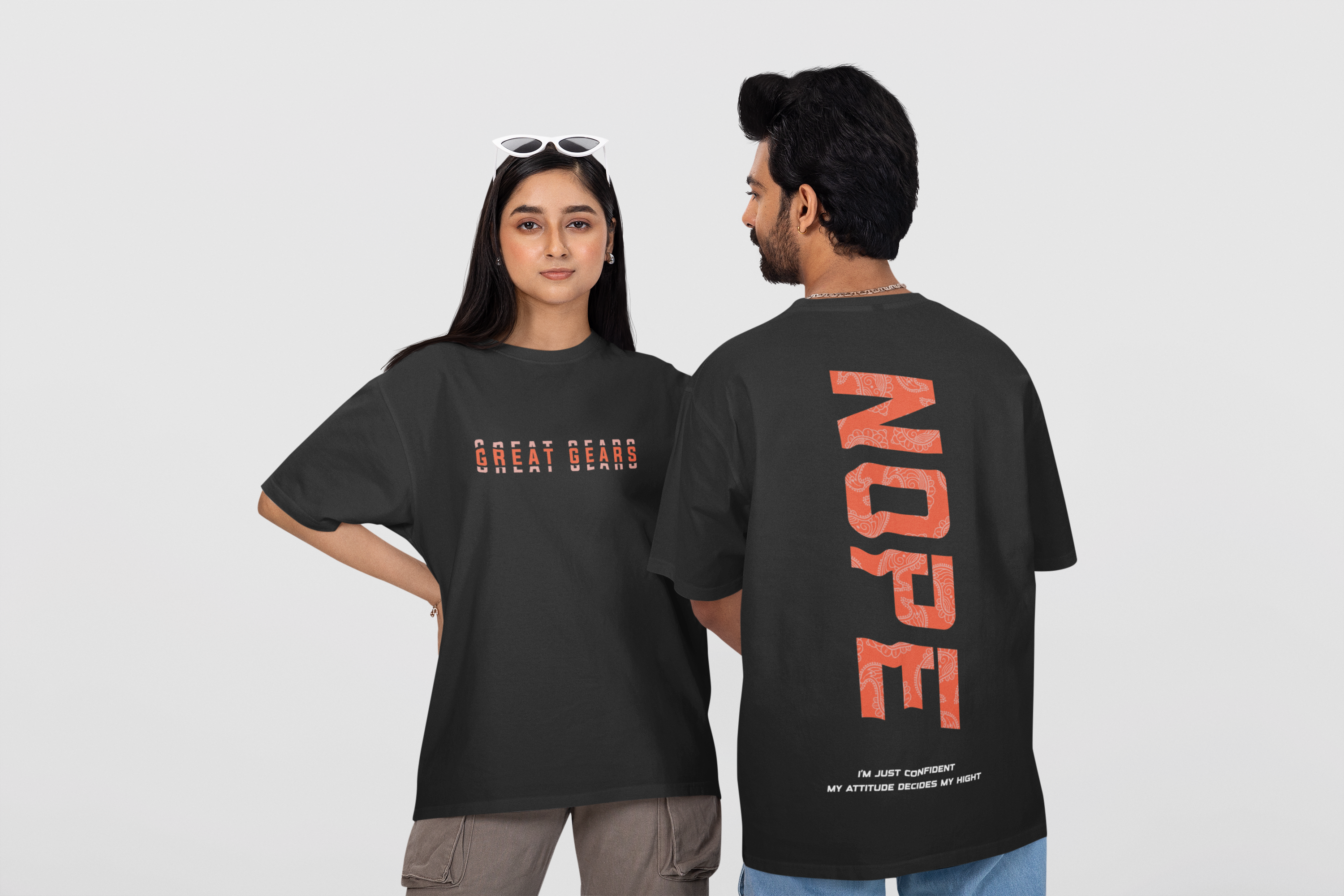 "NOPE" Oversized Graphic Tee Unisex