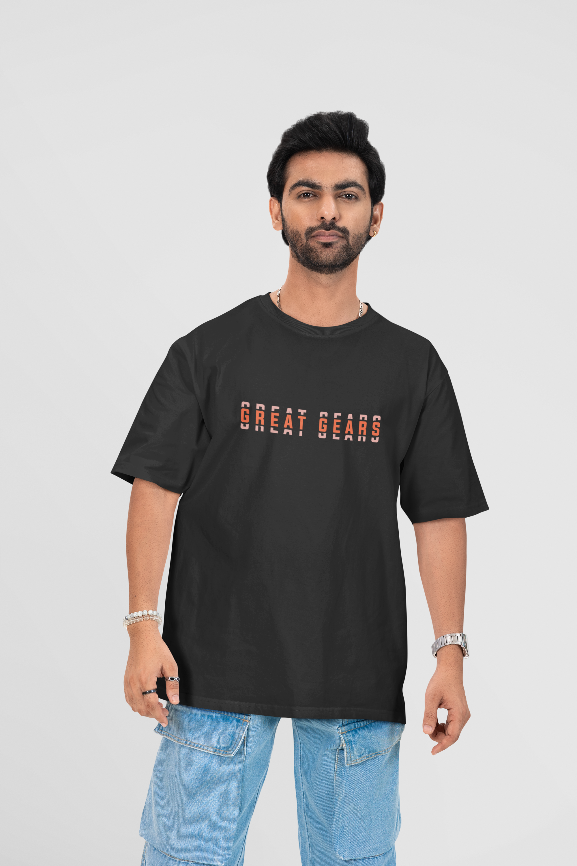 "NOPE" Oversized Graphic Tee Men
