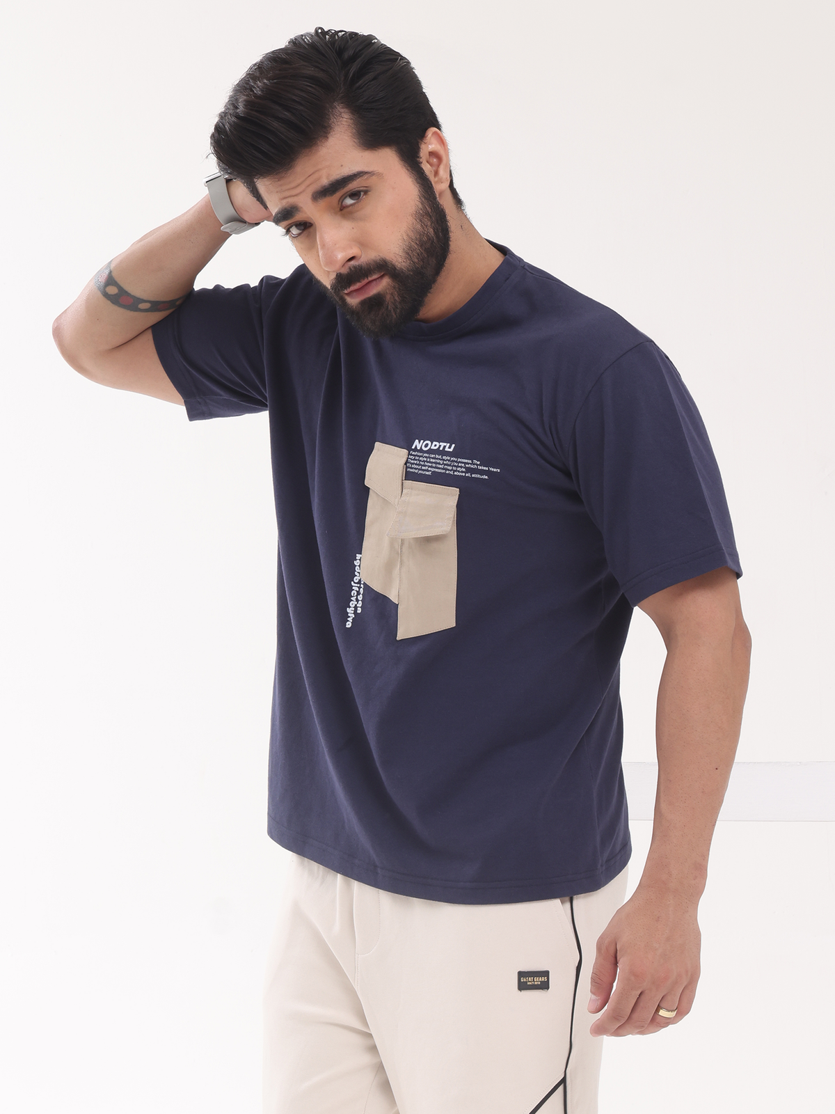 Core Cargo Drop Tee Navy