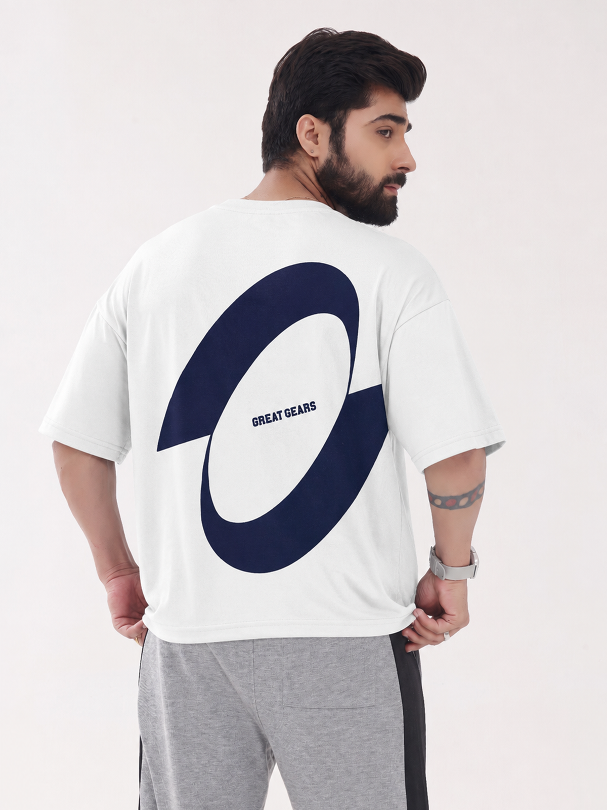 Eclipse Oversized Tee Aqua