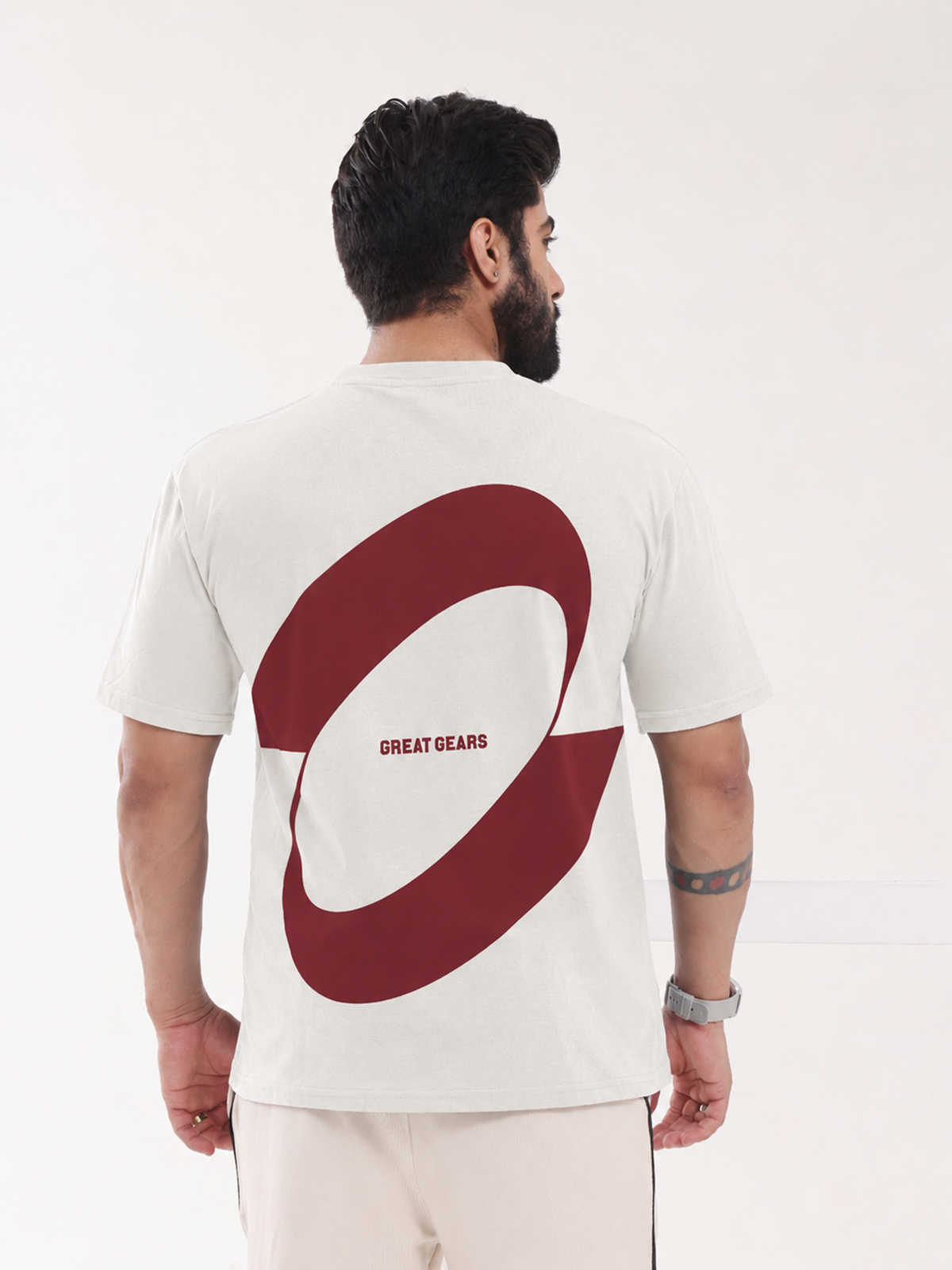 Eclipse Oversized Tee Off White