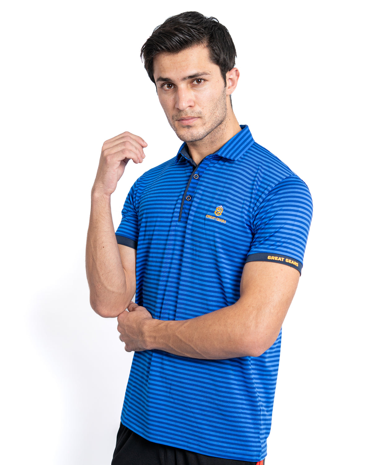 Great Gears Striped Polo