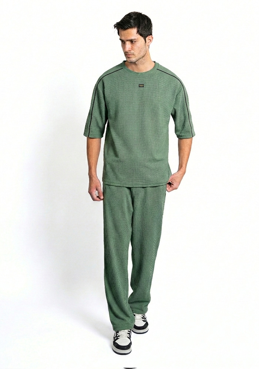 Waffle Green Co-ord set
