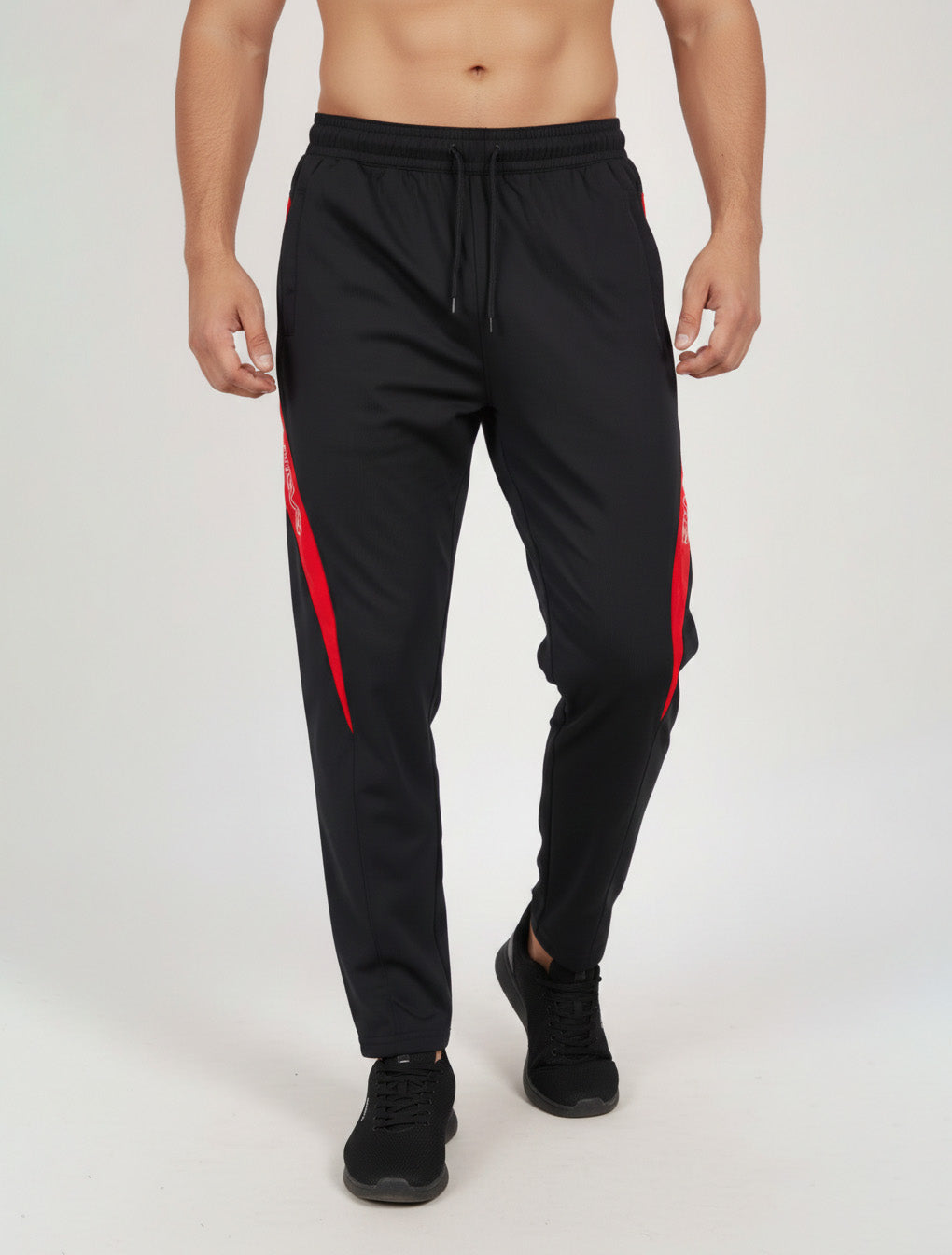 Athletic Track Pants Side Stripe