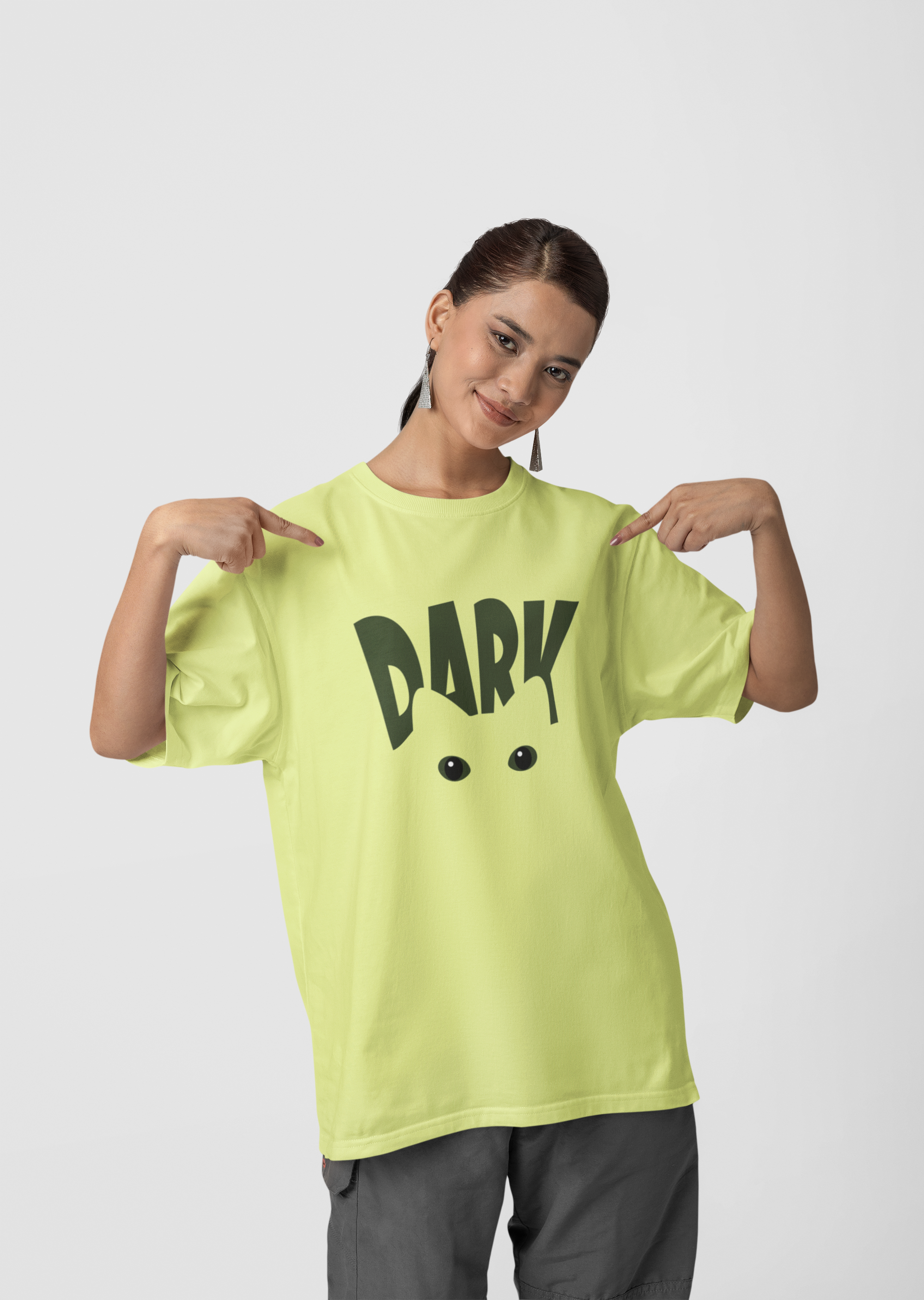 Dark Eyes Oversized Graphic Tee