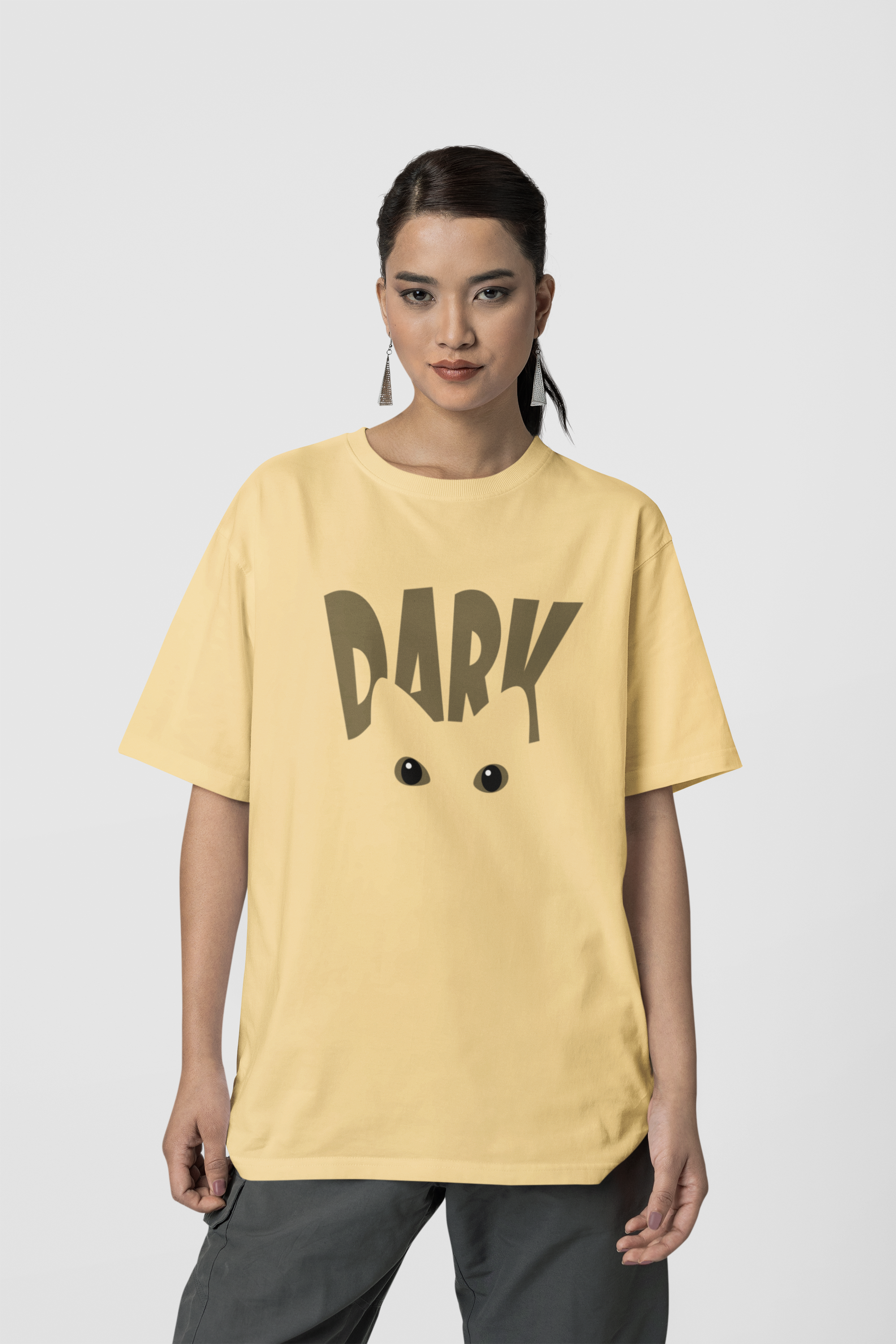 Dark Eyes Oversized Graphic Tee
