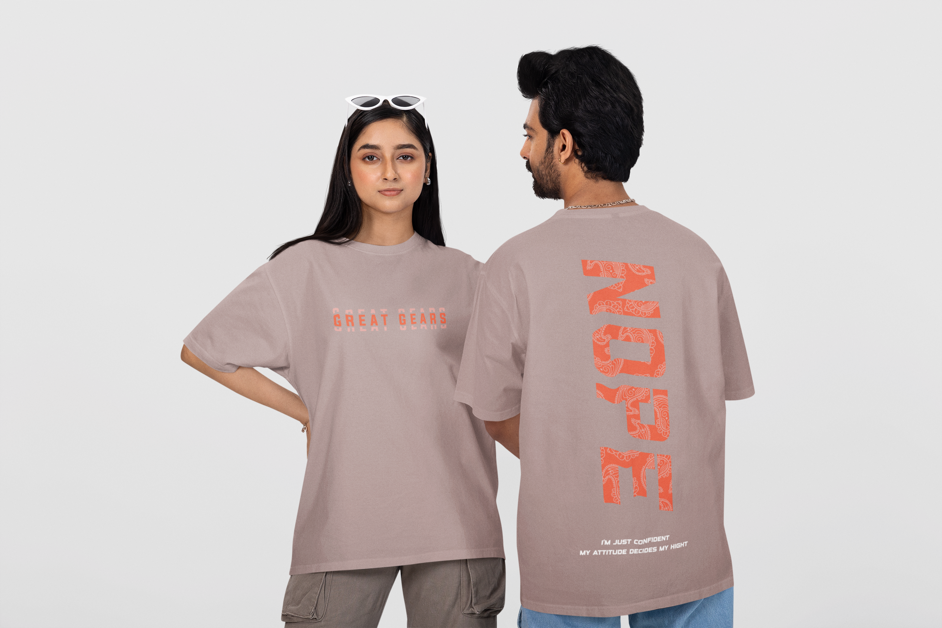 "NOPE" Oversized Graphic Tee Unisex