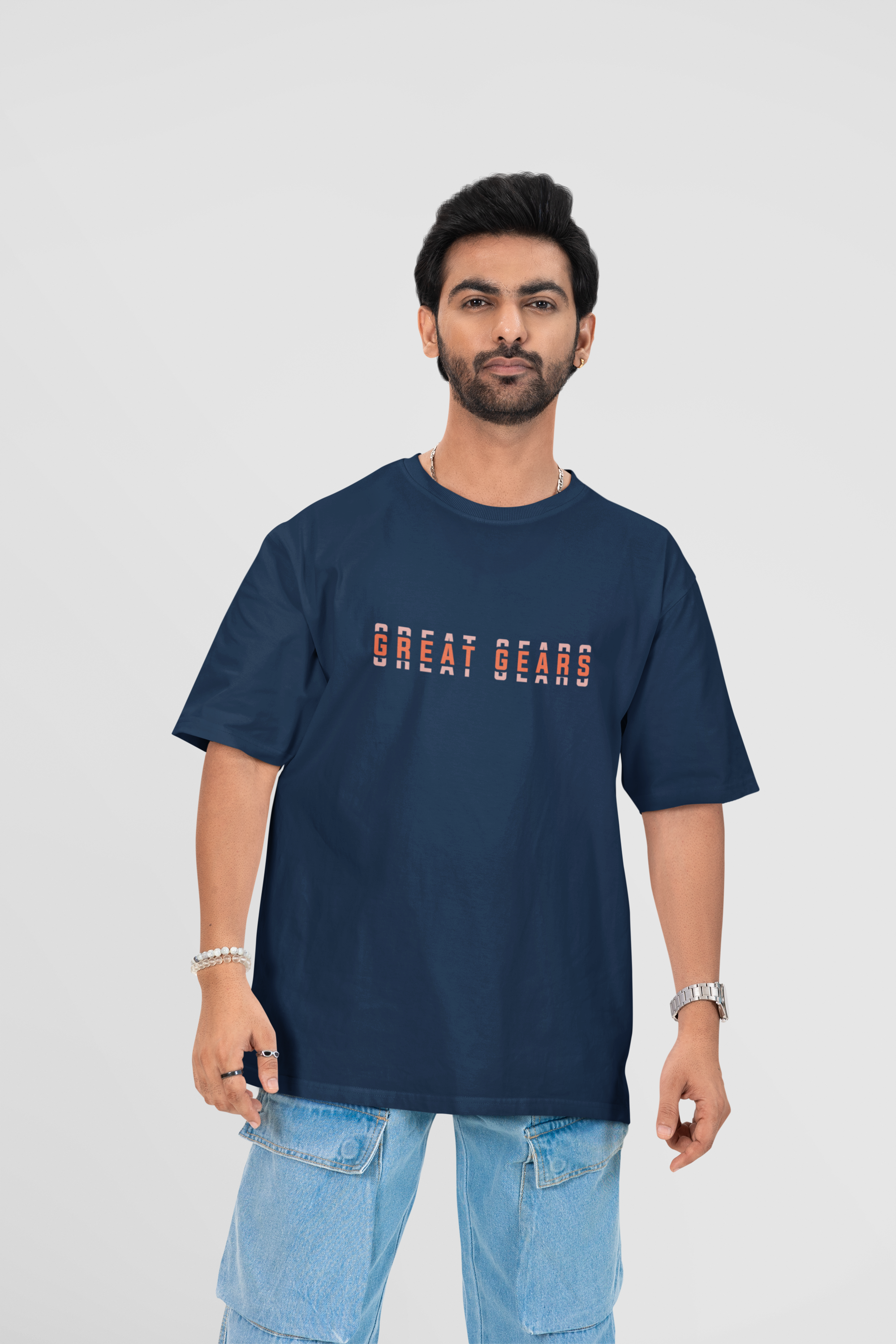 "NOPE" Oversized Graphic Tee Men