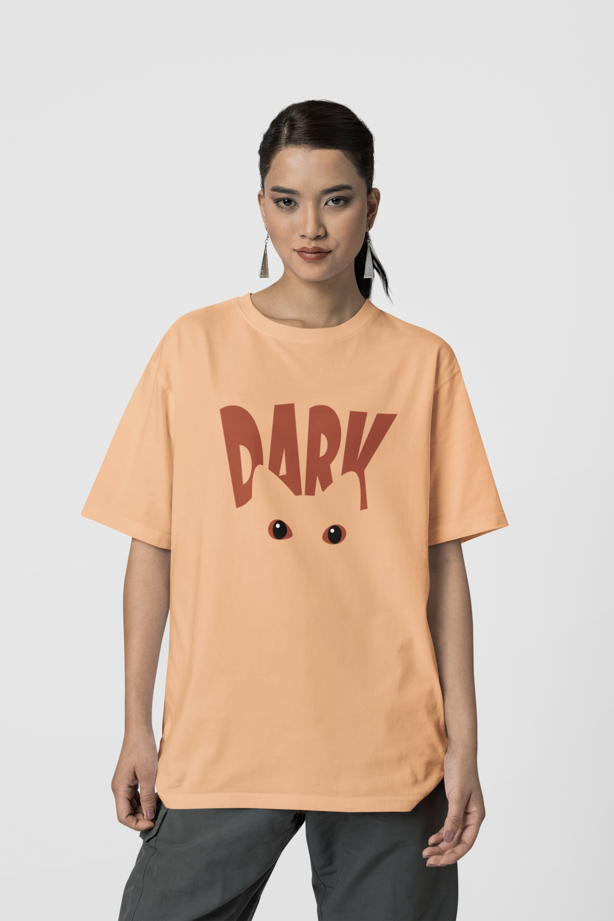 Dark Eyes Oversized Graphic Tee