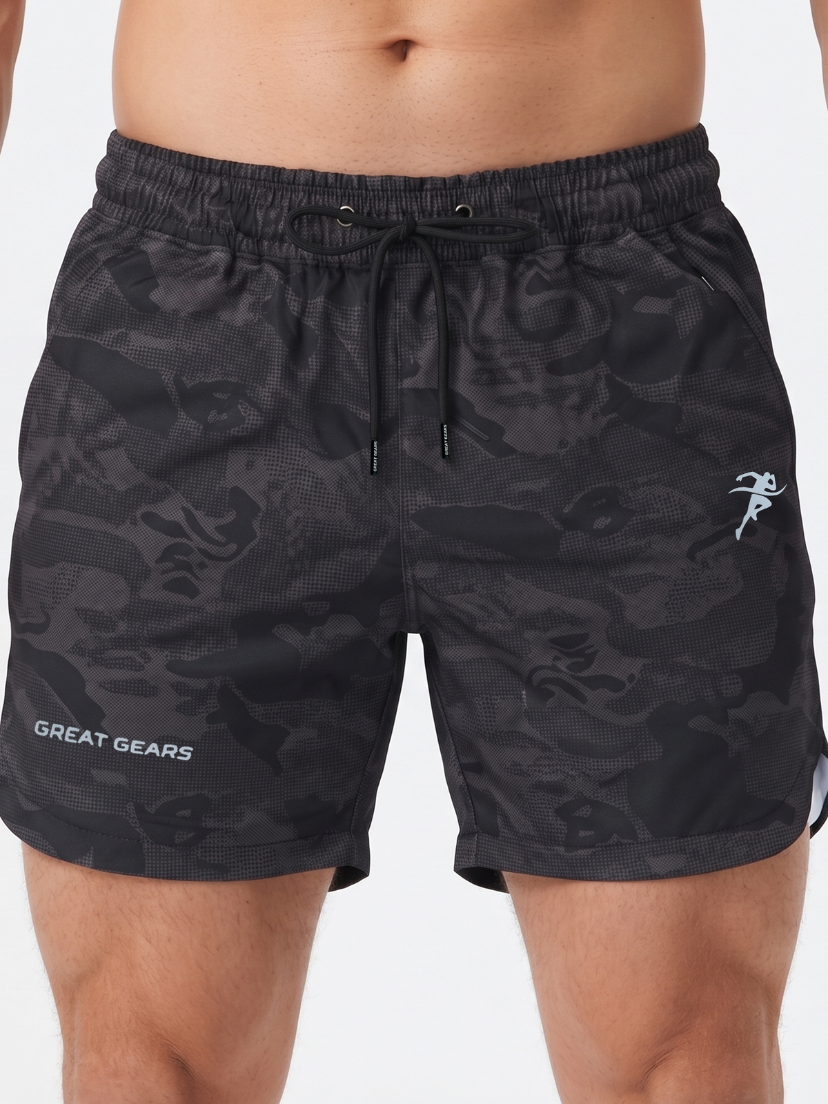 Performance Camo Shorts Black