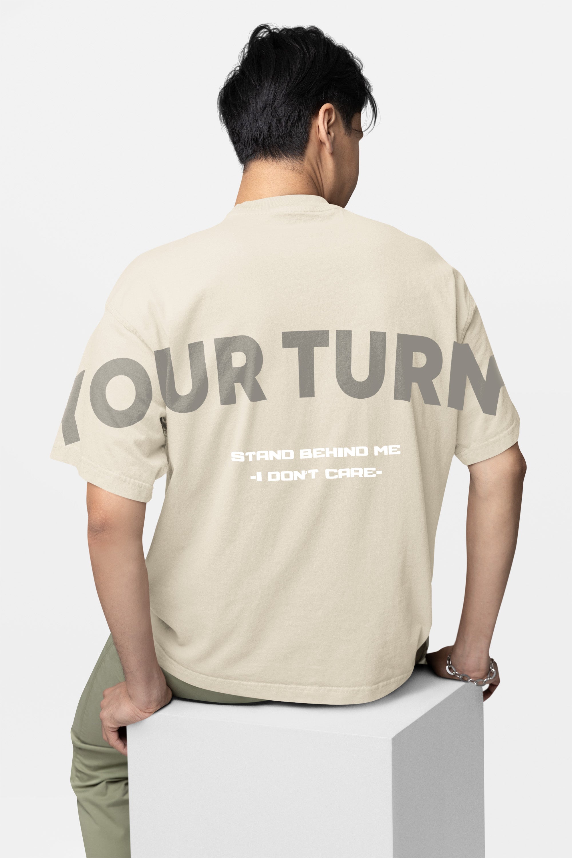 Oversized Graphic Tee – Mauve Edition