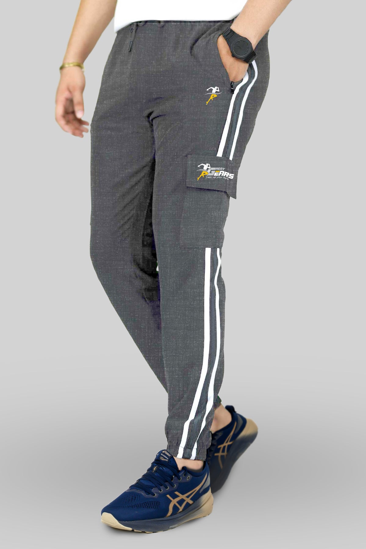 G G Stripe Cargo Joggers