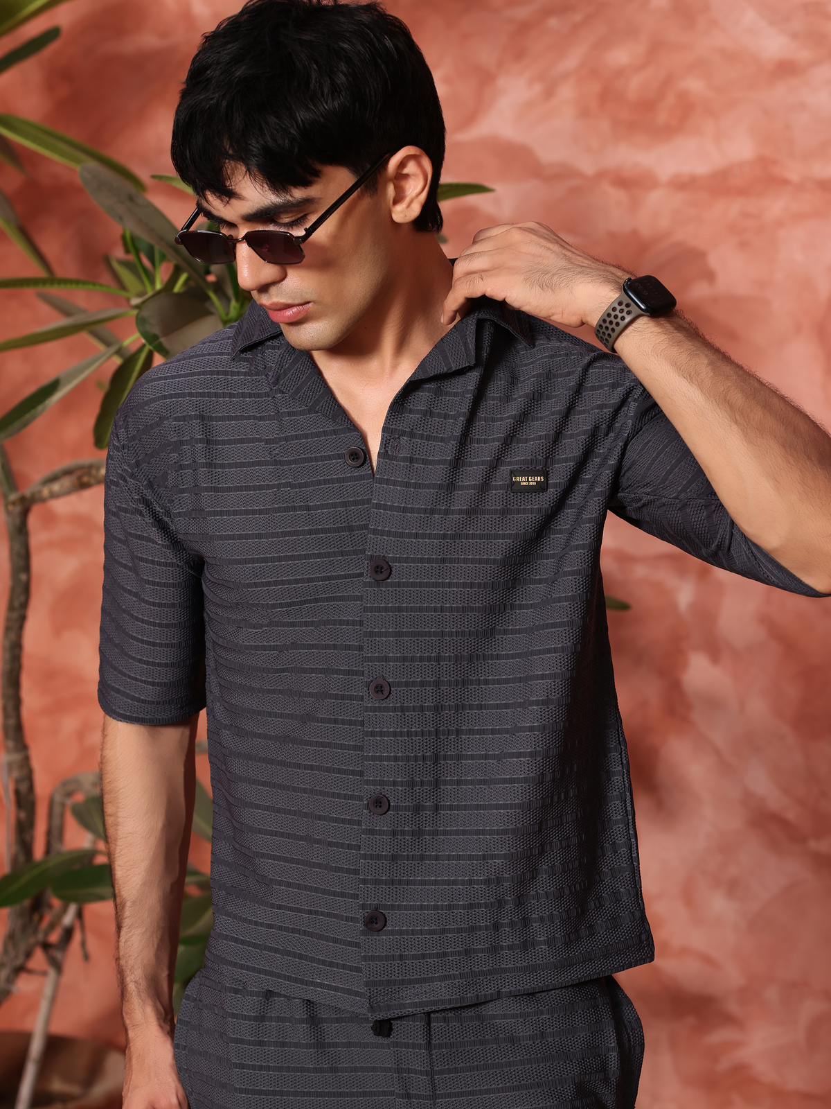 The Nomad Knit Co-ord Asphalt