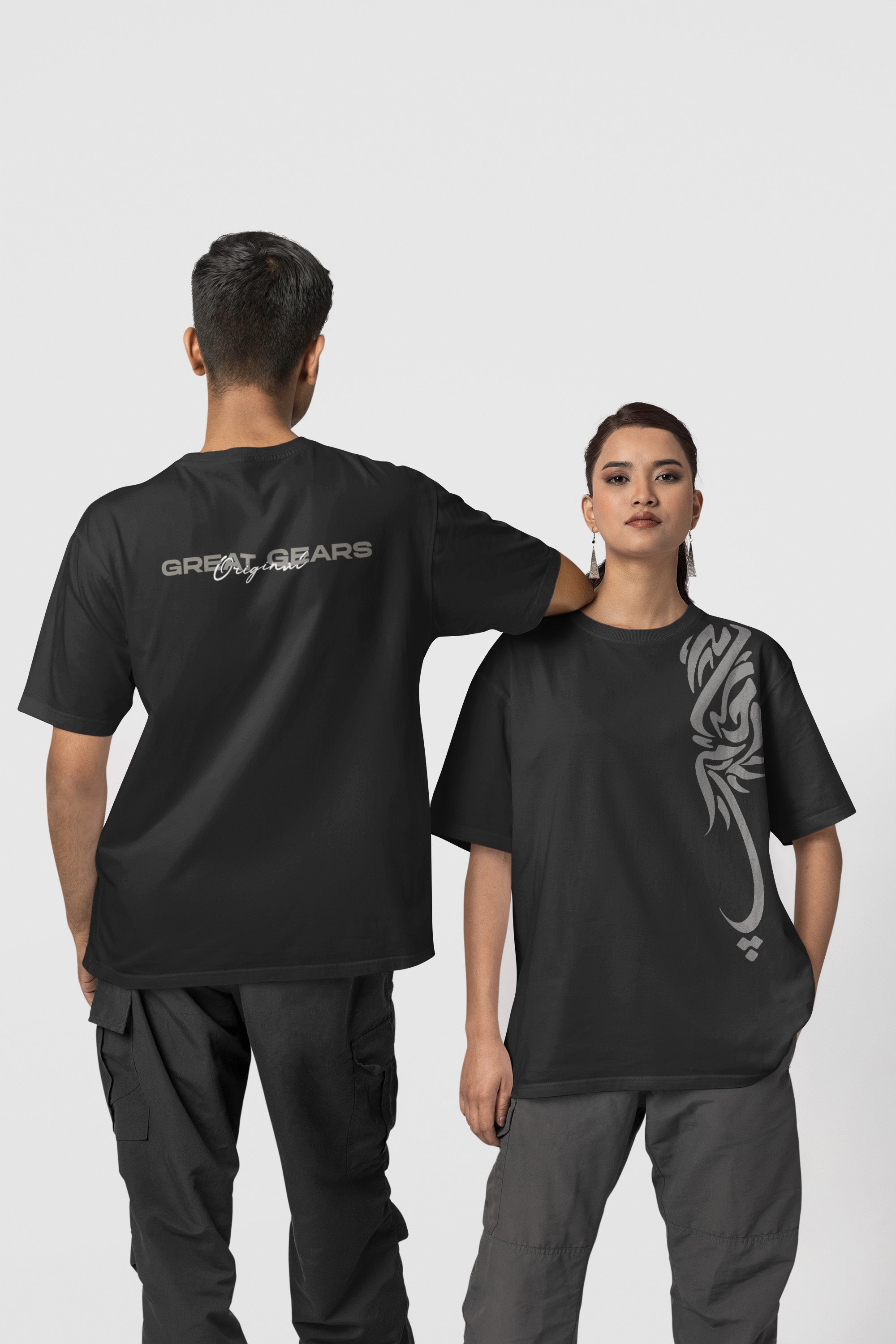 Oversized Tee – Tribal Edge Edition Men