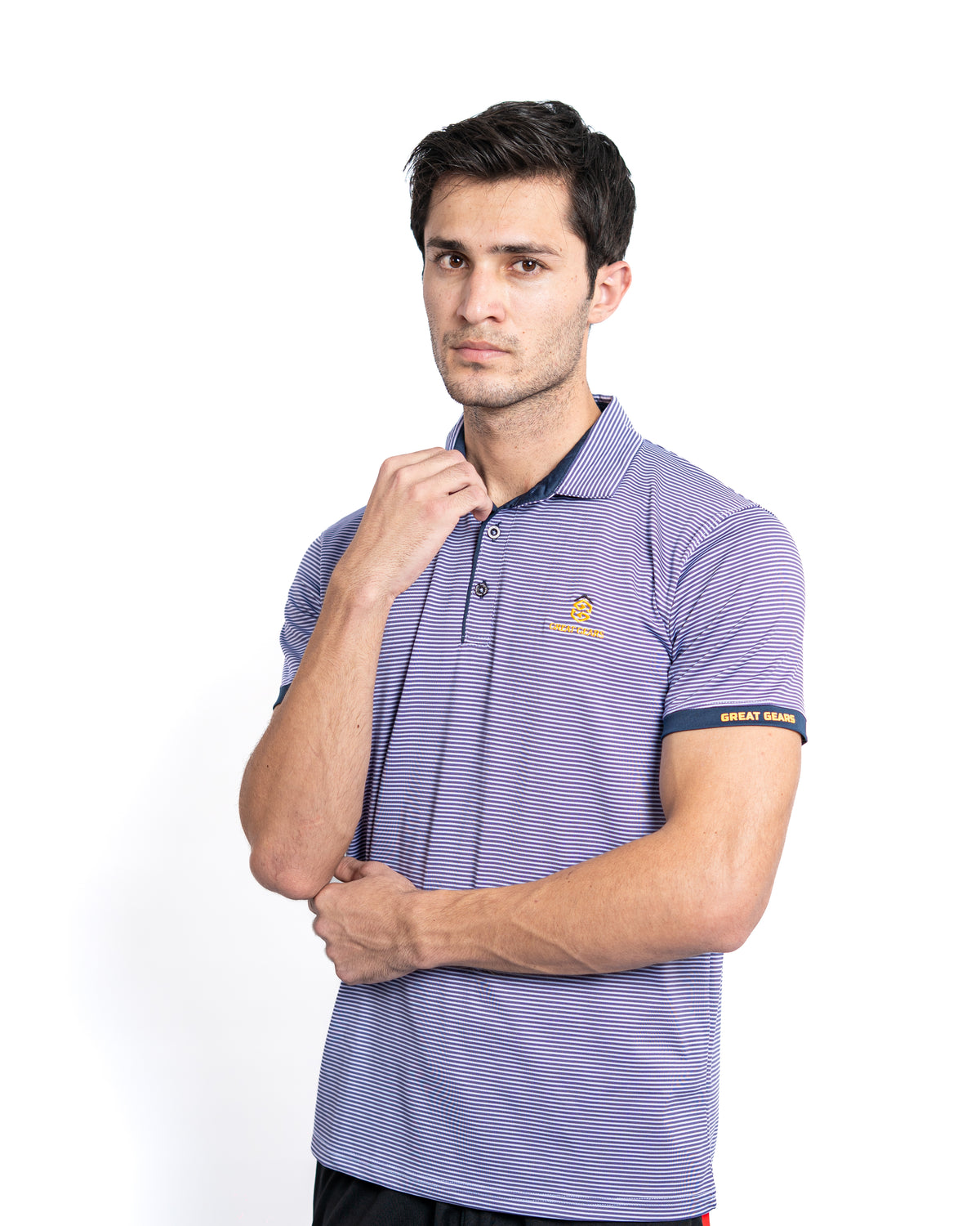 Great Gears Striped Polo