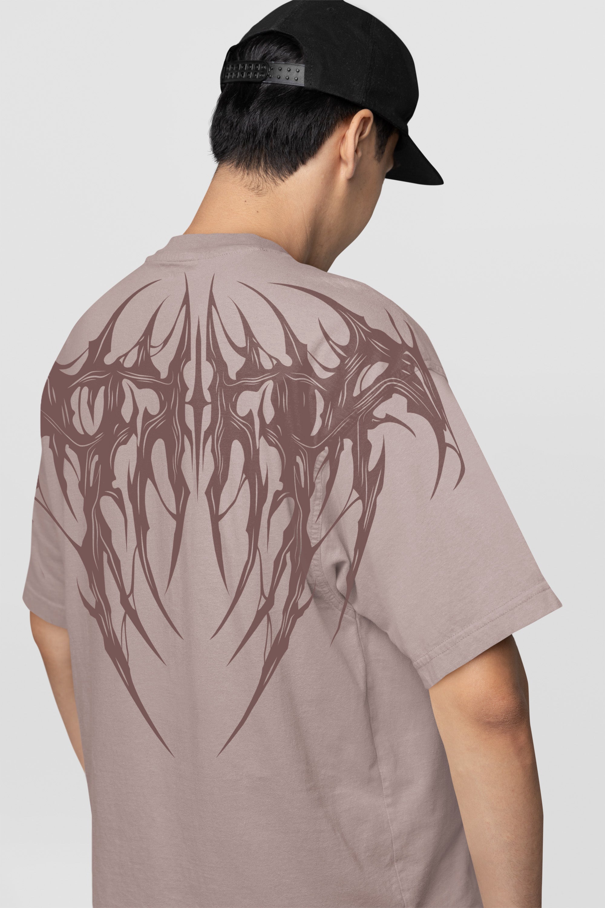 Oversized Tee – Tribal Spine Tee