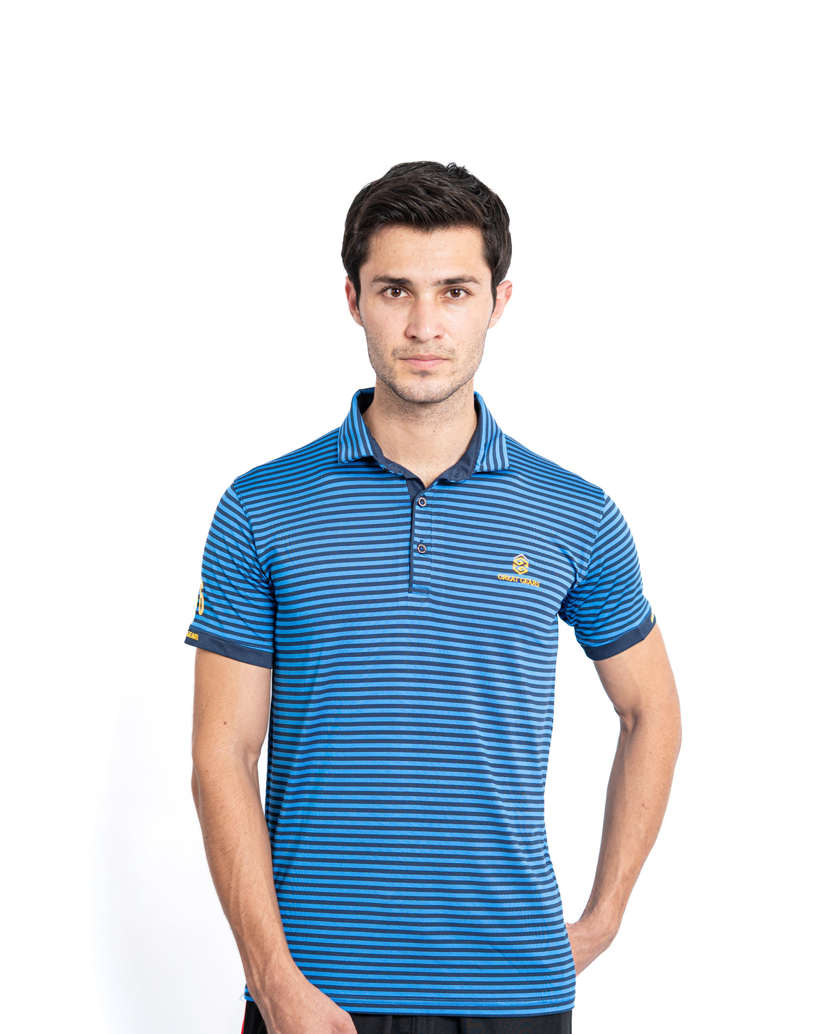 Great Gears Striped Polo
