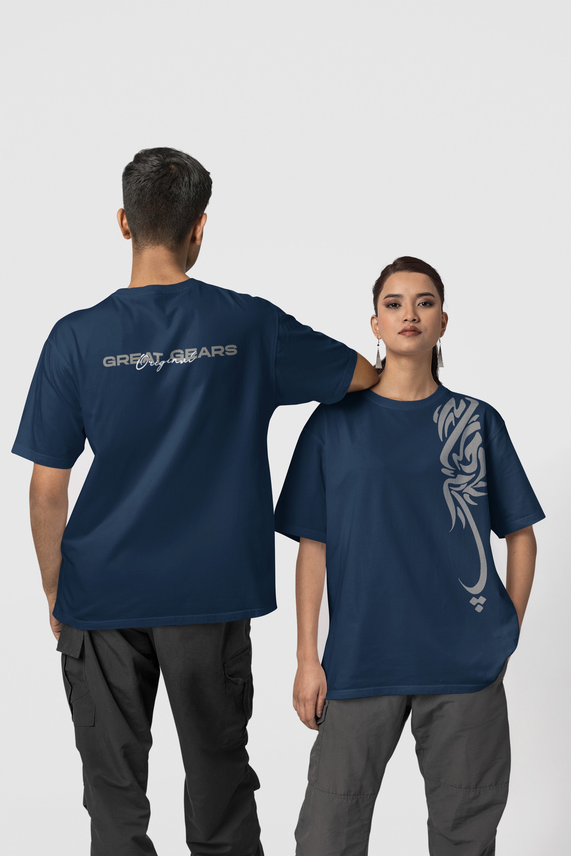 Oversized Tee – Tribal Edge Edition Men