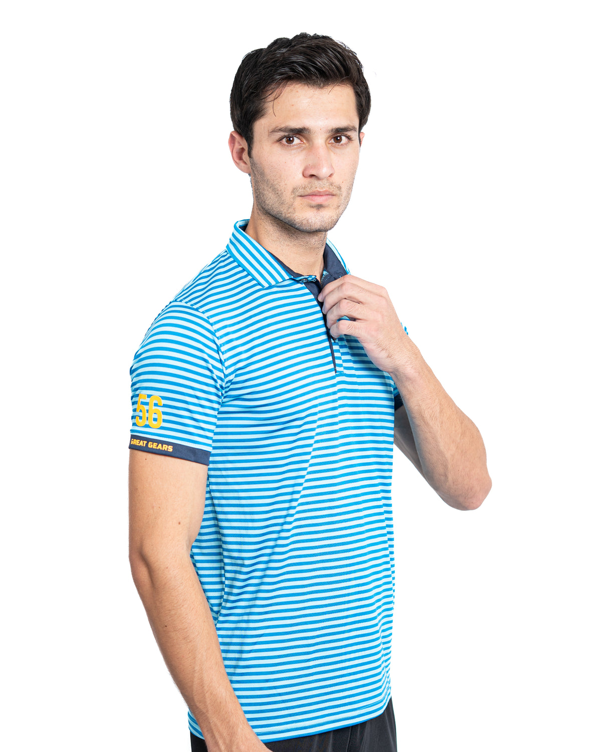 Great Gears Striped Polo