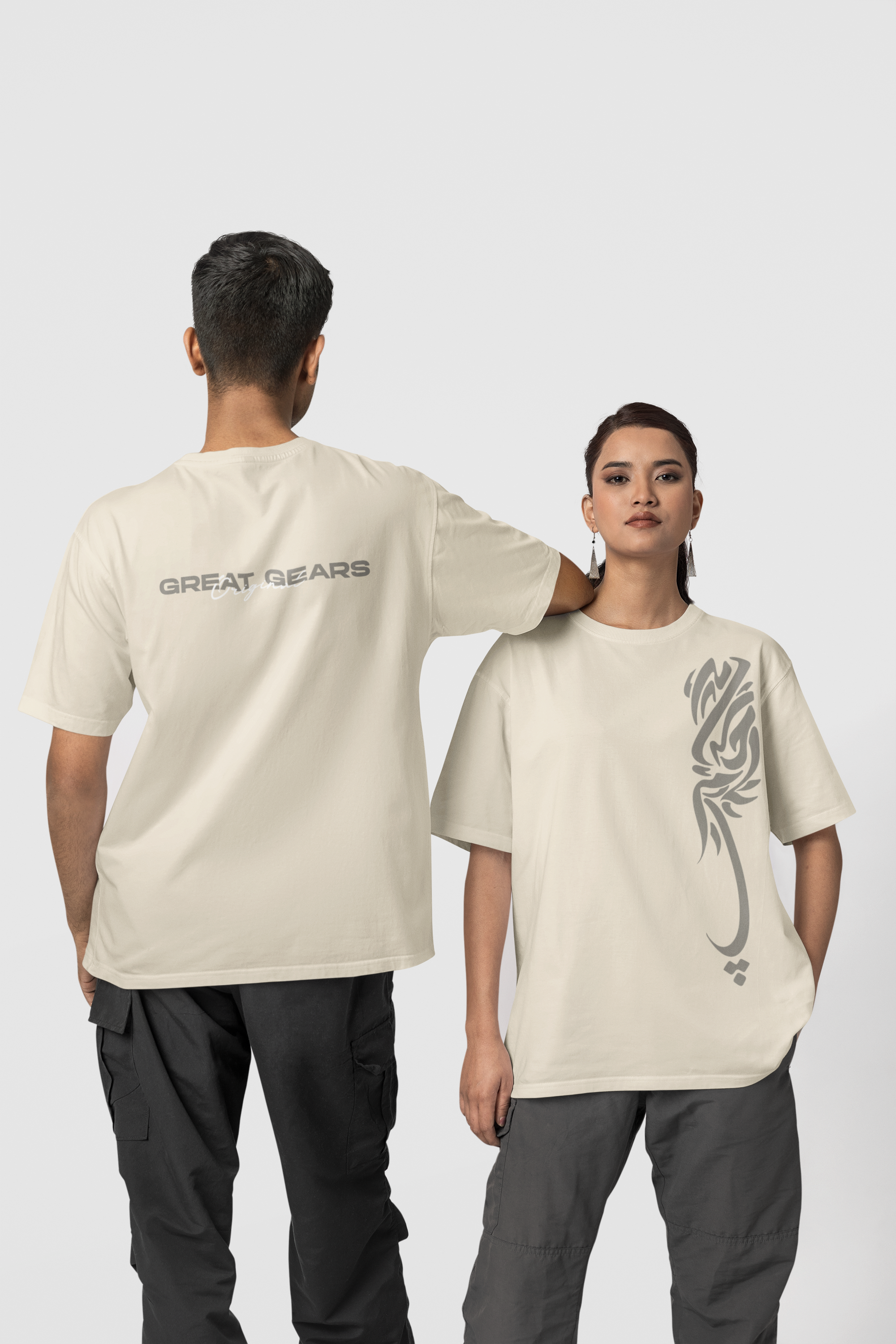 Oversized Tee – Tribal Edge Edition Men
