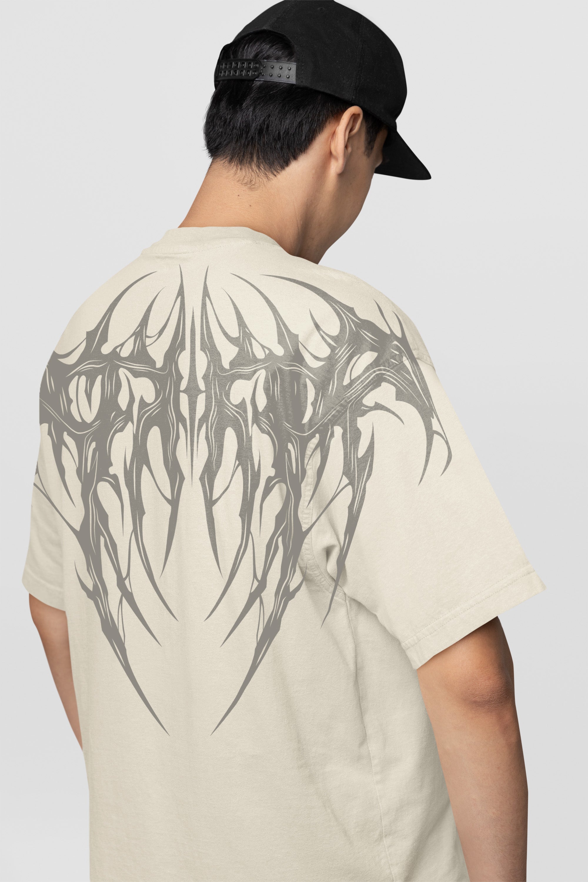 Oversized Tee – Tribal Spine Tee